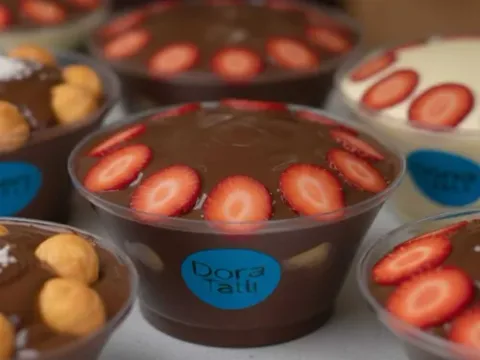 Sütlü Çikolatalı Çilekli Profiterol